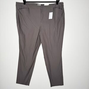 New Nine West High Rise Slim Tapered Ankle Pants Women's Plus Size 24